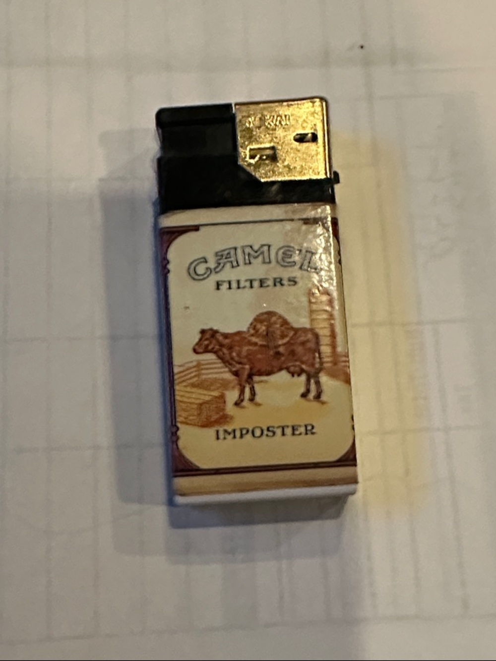 Camel Tokai Filters Imposter Lighter - White and Brown